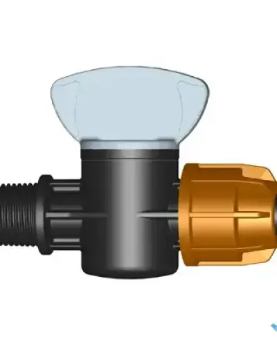 ברז 1/4 סיבוב - תבריג חוץ 16 × 1/2″