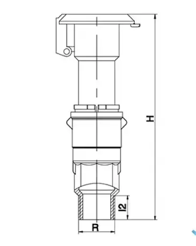 שסתום לחיבור מהיר 1″