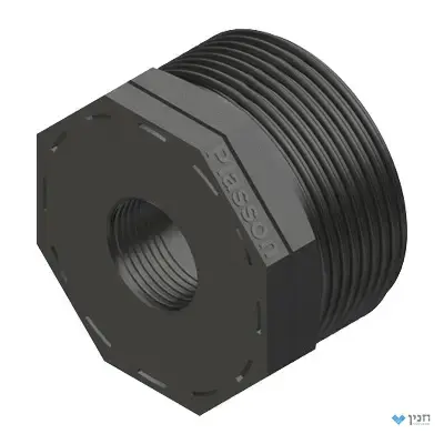מעבר הברגה חוץ/פנים (בושינג) ''1/2×''3/4