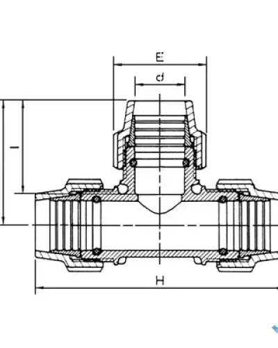 הסתעפות 90° - תיקון R.T. 63 × 63 × 63