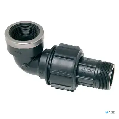 רקורד זוית הברגה חוץ/פנים 1″ × 1″