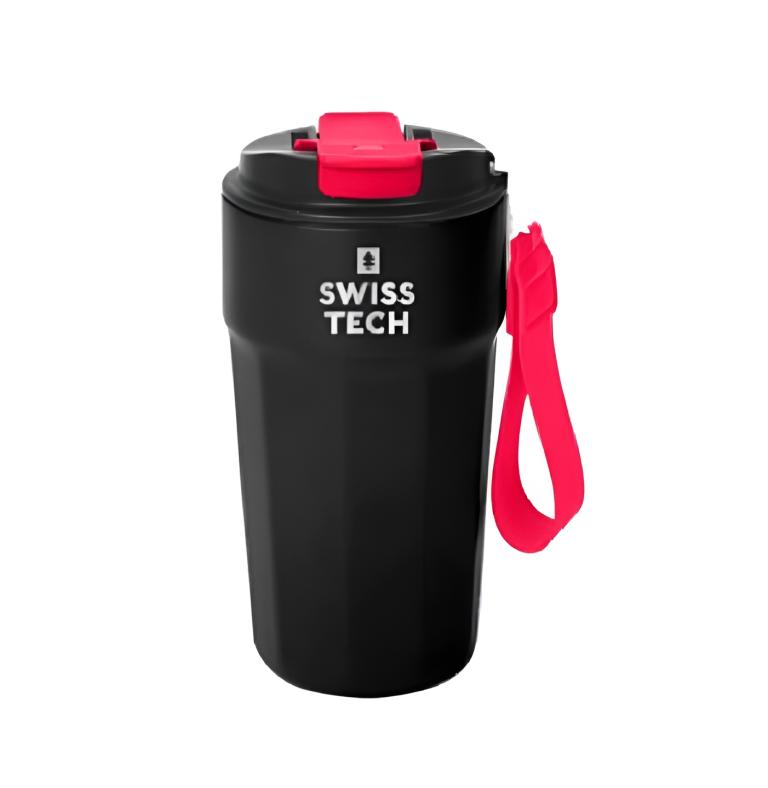 בקבוק שתייה תרמי SwissTech ST075036 - בידוד כפול עם פיית ספורט