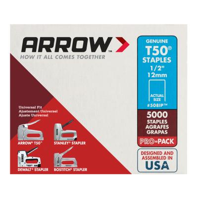 סיכות לאקדח דגם T5055 מידה 12 כמות 5000 יח ARROW