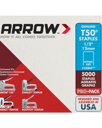 סיכות לאקדח דגם T5055 מידה 12 כמות 5000 יח ARROW