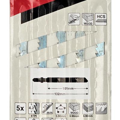 מארז 5 מסוריות למסור אנכי 132X8X6 עץפלסטיק MAKITA