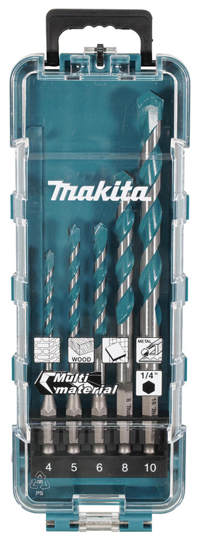מארז 5 מקדחים רב שימושיים לאימפקט E-16732 MAKITA