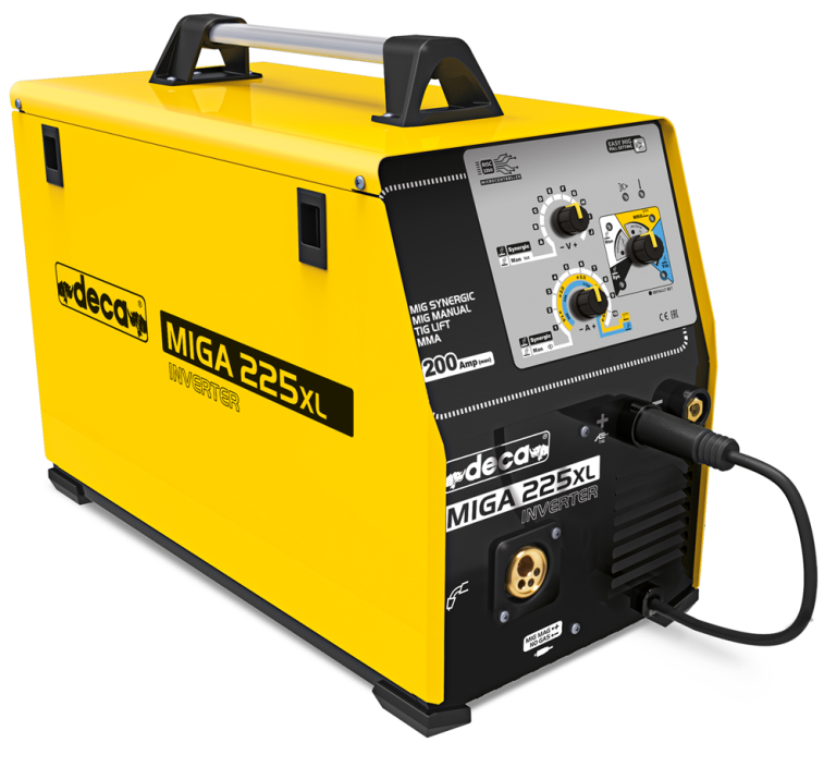 רתכת MIGTIGMMA 200Ah חד פאזי אינוורטר סנרגטית Deca MIGA225XL