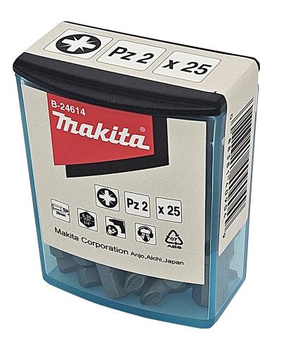 מארז ביטים PZ2 25 MAKITA