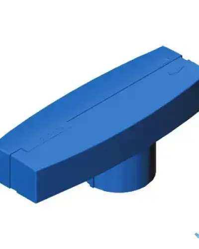 ידית כחולה לברז "4 - 110