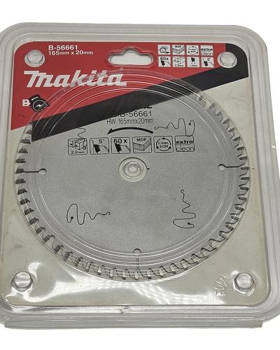 להב וידיה מצופה 165 ממ 60 שיניים ל-MDF דגם Makita B-56661