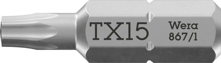 ביט טורקס S 8671 TX15X25 WERA
