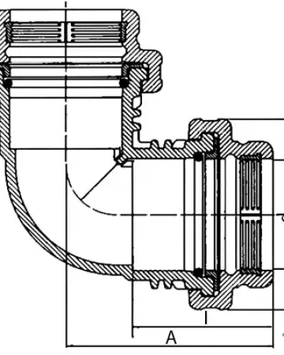 זווית 90° 160 × 160