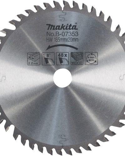 להב TCT שקט למסור נחיתה 165X48 עץ MAKITA