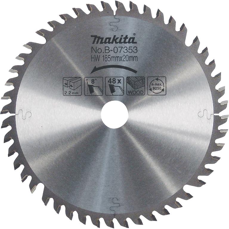 להב TCT שקט למסור נחיתה 165X48 עץ MAKITA
