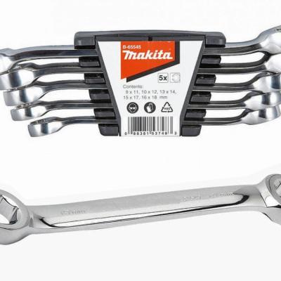 סט 5 יח מפתח רינג פתוח לניפל MAKITA