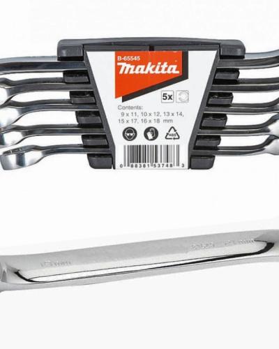 סט 5 יח מפתח רינג פתוח לניפל MAKITA