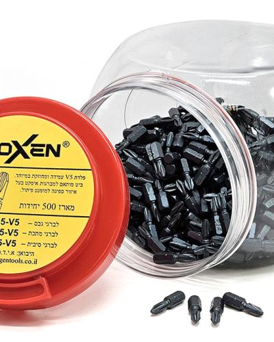 מארז ביטים PZ2 X25 פלדת V5 כחול כמות 500 יח PROXEN