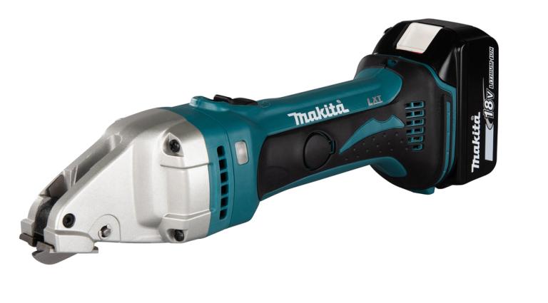 מספרי פח 18V נטען 16 ממ עם 2 סוללות 4A ומטען MAKITA DJS161RME