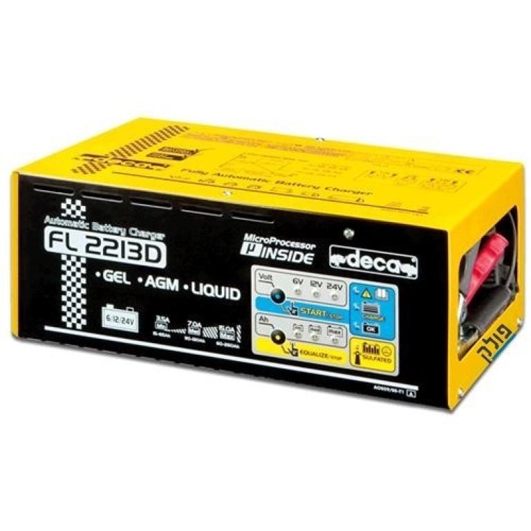 מטען מצברים אוט 22 אמפר 61224V לנפח מצבר Deca FL 2213D 15-260Ah