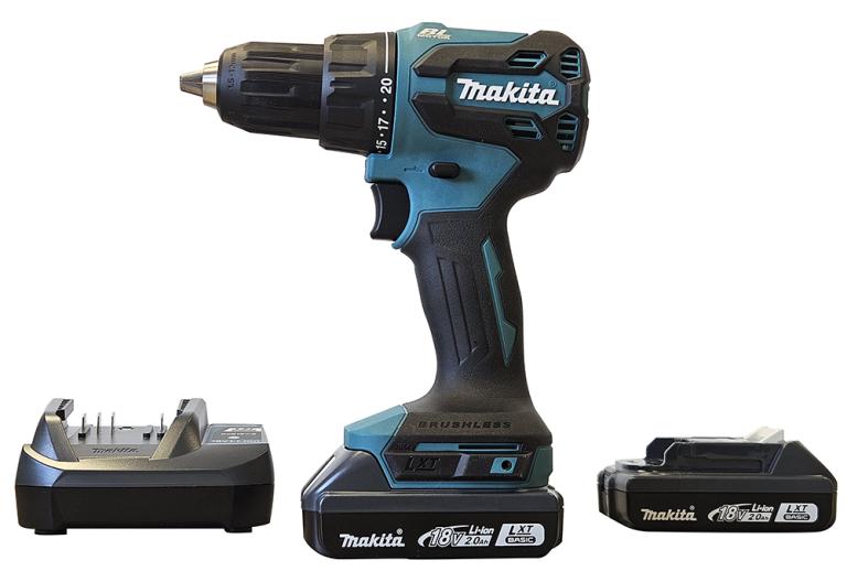 מברגה  מקדחה רוטטת 18V נטענת 13 ממ BL דגם DHP490WVEX MAKITA