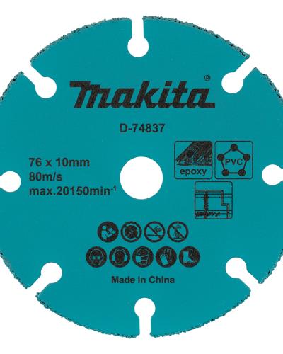 להב TC מגורען 76 ממ גבספלסטיקפיברגלס MAKITA