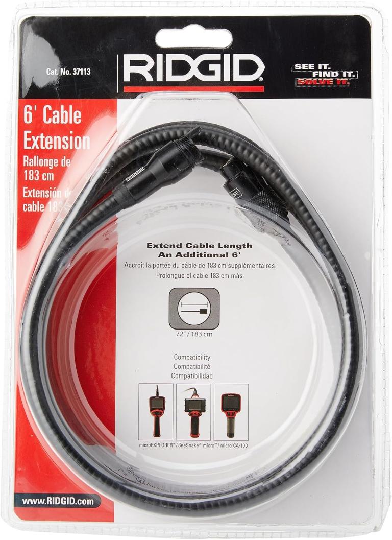 מאריך 180 סמ למצלמות כף יד RIDGID
