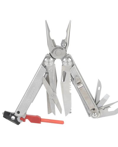 מולטיטול Swiss Tech XTRM - 20 כלים עם פונקציות חירום והישרדות | ארגנטולס