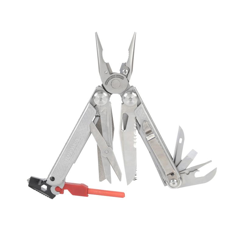 מולטיטול Swiss Tech XTRM - 20 כלים עם פונקציות חירום והישרדות | ארגנטולס