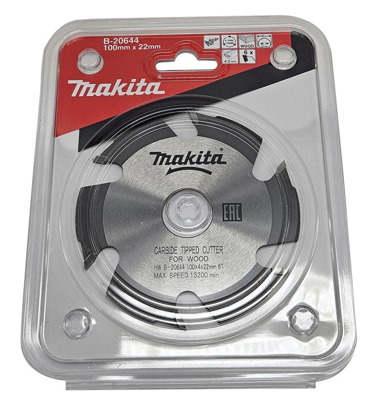 להב TCT למחבר בסקוויטים 100X6 עץ MAKITA