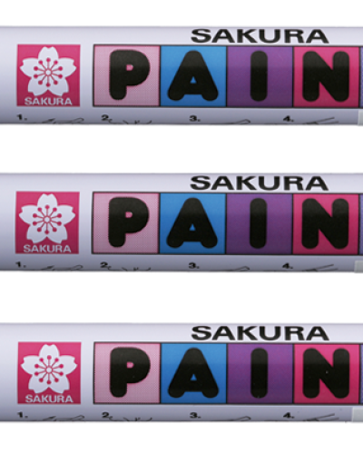 צבע סימון נוזלי אדום SAKURA