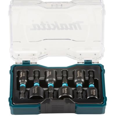 מארז 6 בוקסות ממ מגנטי לאימפקט BLACK 50 MAKITA