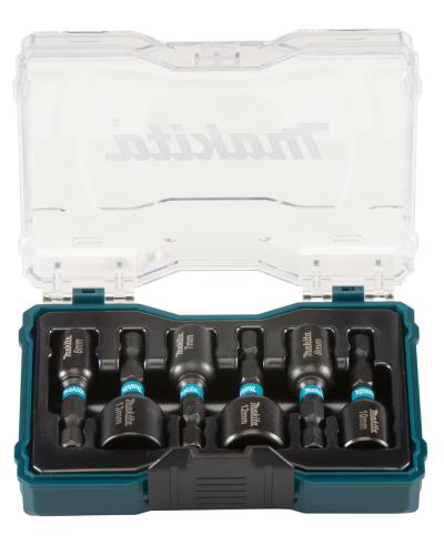 מארז 6 בוקסות ממ מגנטי לאימפקט BLACK 50 MAKITA