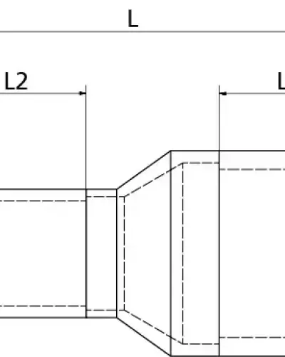 מעבר מוארך - ספיגוט SDR 17 710 × 560