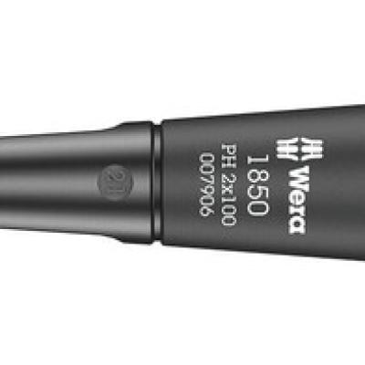 מברג פיליפס ידית כדור PH 2 x 100 mm 1850 WERA