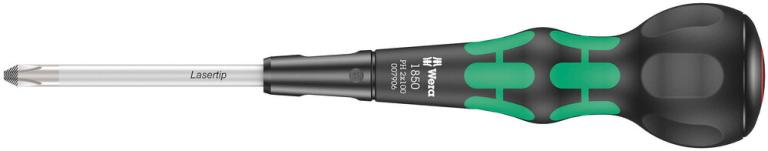 מברג פיליפס ידית כדור PH 2 x 100 mm 1850 WERA