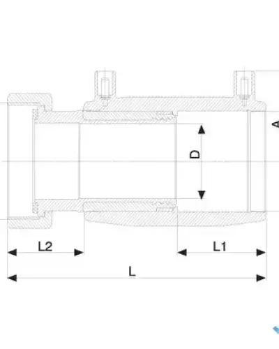 63 × 2.1/2″ (מעבר רקורד – הברגה פנימית (פליז