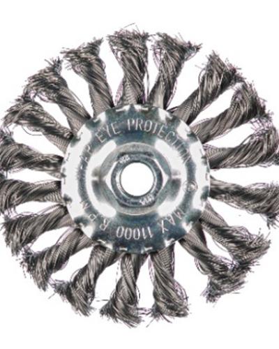 מברשת פלדה שטוחה צמה הברגה M14