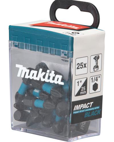 מארז ביטים PH2 BLACK 25 MAKITA