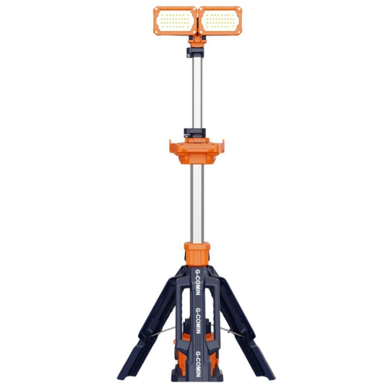 מגדל תאורה נייד TL-200 - עמוד תאורה מתכוונן עם סוללה נטענת