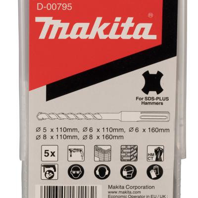 סט 5 מקדחי SDS MAKITA