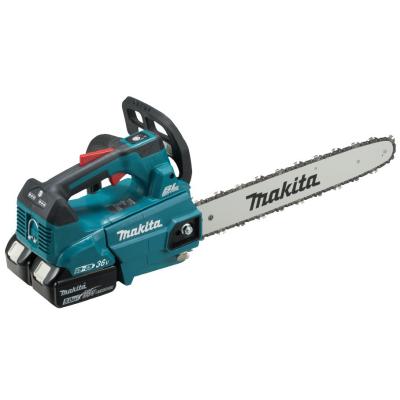 מסור שרשרת 2X18V נטען 400 ממ BL עם 2 סוללות 5A ומטען MAKITA DUC406RTE
