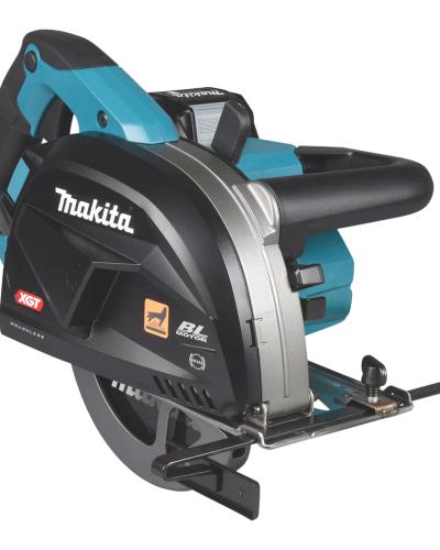 גוף מסור עגול למתכת 185 ממ מנוע BL מתח 40V עם 2 סוללות 50 אמפר ומטען כפול MAKITA CS002GTE