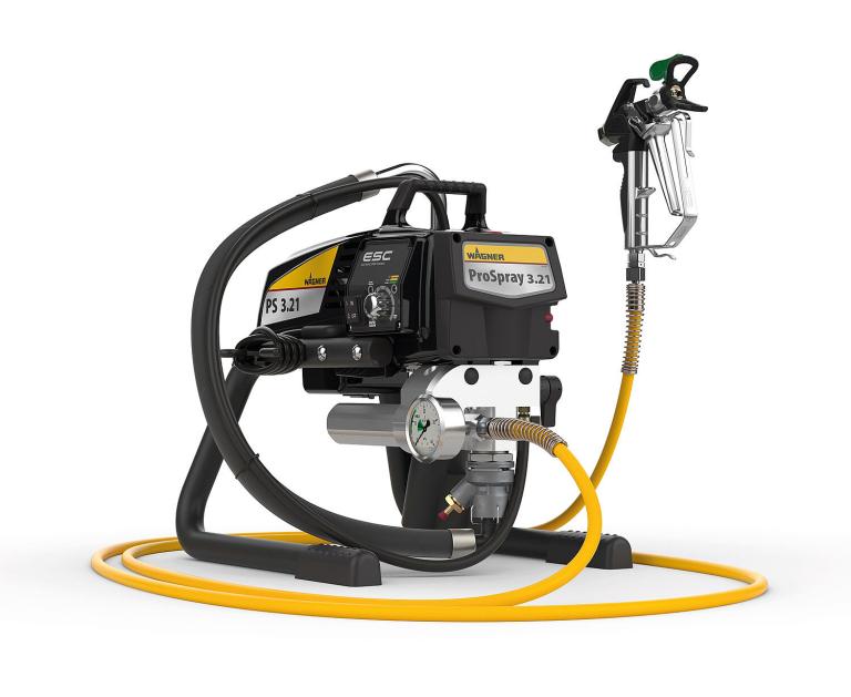איירלס בוכנתי WAGNER ProSpray PS 321 על מעמד