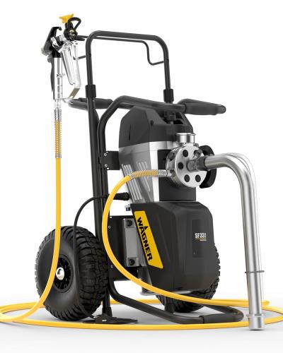 מערכת התזה איירלס Wagner SF 33 Plus על עגלה
