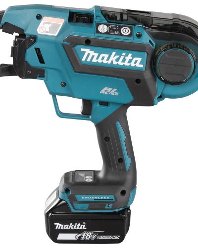 קושרת חוטי ברזל BL 18V נטענת הכוללת 2 סוללות 40 אמפר ומטען מהיר חכם דגם  MAKITA DTR180RME