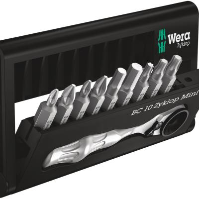סט ביטים ראצט 14 מיני ממ 10 יח Bit-Check 30 WERA