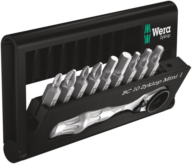 סט ביטים ראצט 14 מיני ממ 10 יח Bit-Check 30 WERA