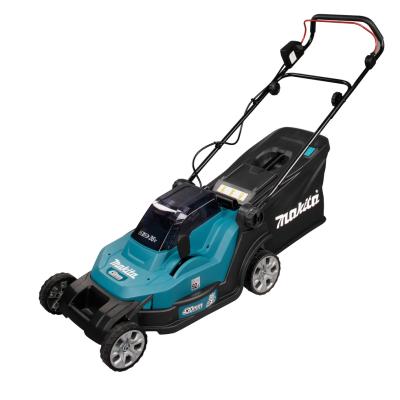 מכסחת דשא 2X18V נטענת הכוללת 2 סוללות 50 אמפר ומטען מהיר חכם דגם MAKITA DLM432RTE