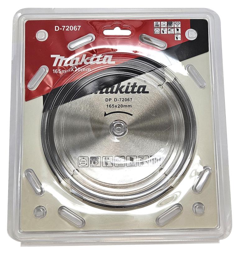 להב TCT למסור עגול 165X4 פייבר צמנט MAKITA