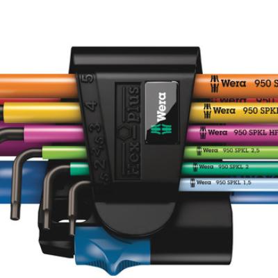 סט אלן כדורי ממ צבעוני 9 יח HF 9509 WERA